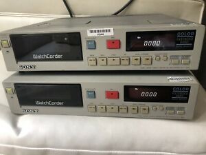 Sony Watchcorder EVT-820 Time Lapse Recorder, Lot Of 2!