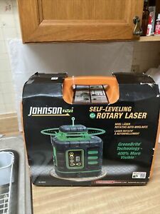 Johnson Self-Leveling Rotary Laser w/GreenBrite Technology 40-6543 NEW