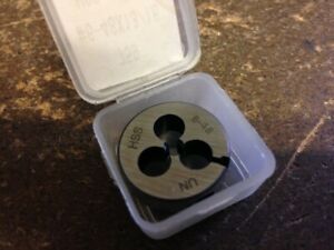 6-48 X 13/16&#034; HIGH SPEED STEEL ROUND ADJUSTABLE DIE