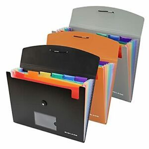 7 Pockets Accordion File Organizer 3Pack Expanding File Folders for Document ...