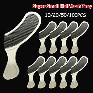 10-100Pcs Disposable Dental Impression Mesh Tray Bite Super Small Half Arch Tray
