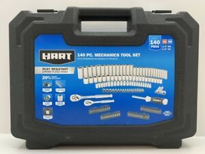 HART HHMTS402 140pc Mechanics Tool Set 1/4&#034; &amp; 3/8&#034; Drive With Ratchets &amp; Scokets
