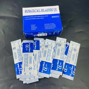100 Pcs Dental 11# Surgical Carbon steel Scalpel BLADES Knife Blade Kinves