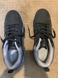 Men’s Iron Age Board Rage Steel Toe Work Shoes US Size 13, Black w/ Grey Accents