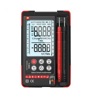 ANENG Q60S Multifunction Smart Multimeter Voice Control Transistor Meter Tester