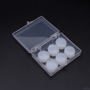 6PCS Earplugs Protective Ear Plugs Silicone Soft Waterproof Anti-noise Earbud