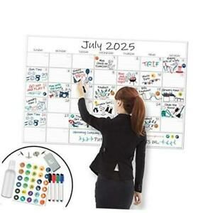 X Large Dry Erase Wall Calendar - 24&#034;x 36&#034; Premium Giant Oversized Undated