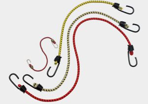 Keeper Assorted BUNGEE CORD SET 12 pk Rubber Value Pack Weather/UV Resist 06313