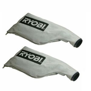 Ryobi TSS102L (2 Pack)of Genuine OEM Replacement Dust Bags # 080016005706-2PK