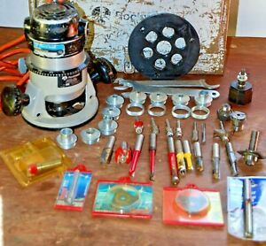 Rockwell Router  5361 5372  w/21 Bits, NEW Cutters +Extras