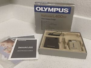 Olympus Pearlcorder Micro-Cassette Spy Recorder Kit L-400 Original Box