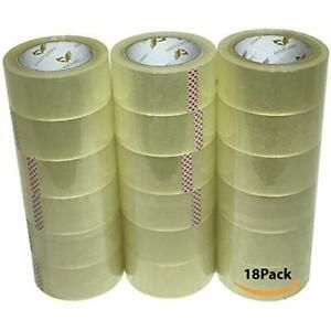 Universal Clear Packing Tape - 110 Yards Per Roll - 18 Rolls - 2&#034; Inch Wide S...