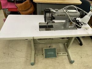 Industrial Sewing Machine Singer 212-140 Grey two needle Selling For Parts