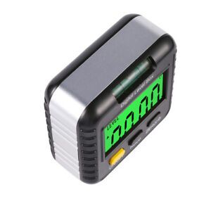 Digital Angle Finder Magnetic Mini Level And Bevel Gauge Woodworking With Table