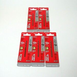 Milwaukee 48-89-2305 1/8 in. COBALT RED HELIX Drill Bit - 5 Pack