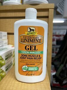 Absorbine Veterinary Liniment Gel 12oz Topical Analgesic - Joint Pain Relief