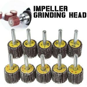Tool Grinding Wheel 10Pcs/Set 25mm 40+80 Grit Disc Flap For Rotary Drill