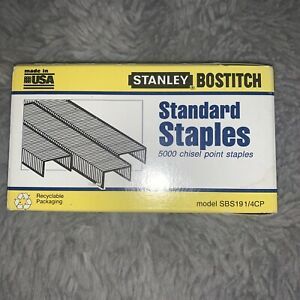 Stanley Bostitch SBS191/4CP 1/4 inch Leg Standard Staples