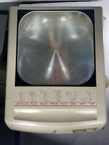 Apollo Concept 2210 Portable Overhead Projector In Good Condition Needs New Bulb