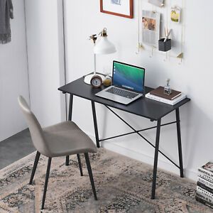 Compact Study Room Reading Desk Modern Industrial Minimalist Style Computer Desk