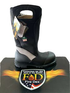 Fire Boot NFPA 1971 FIRE-DEX FDXL 50 LEATHER FIRE BOOT Size 9M