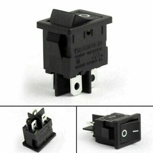 1x Waterproof R13-73A Rocker Switch 4Pin 2 Position DPST  6A/250VAC 10A/125V F7