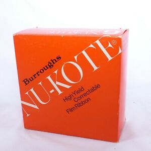 Nu-Kote High Yield Correctable Selectric II Film Ribbons B86HY Box of 6 NOS