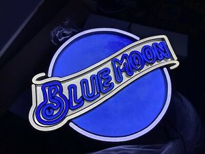 Blue Moon LED Neon Sign, Large!