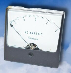 Simpson 1357 Panel Mount Meter 0-300 AC Amperes