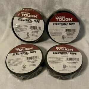 Hyper Tough Electrical Tape (3pk) 60ft Per Roll 180 Ft 4 Pictured 3 Only
