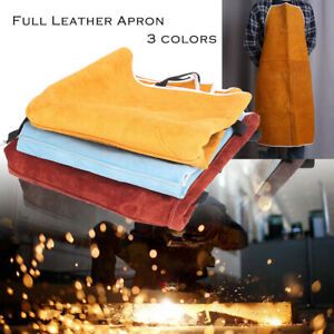 Welding Equipment Welder Heat Insulation Protection Cow Leather Apron 60x90cm
