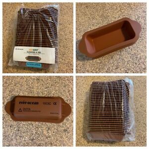Ever Ocean Silicone Loaf Pan Subway Heating Tray Lot of 30 Soap Baking Bread