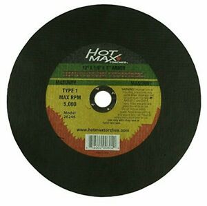 Hot Max 26248-5 12&#034; x 1/8&#034; x 1&#034; Chop Saw Masonry Cutting Wheel 5 Pack