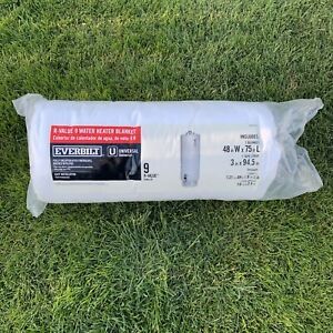 Everbilt 1000 047 582 R-Value 6 Reflective Barrier Water Heater Blanket 48&#034;Wx75&#034;