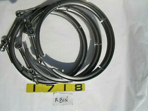 VOSS 814103EA-755-0 STAINLESS STEEL &#039;V&#039; BAND CLAMP   LOT OF 3