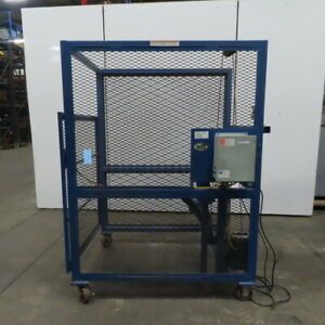 Vestil T-DUMP-E Trash Can Dumper W/115V Electric Winch 300lb Capacity