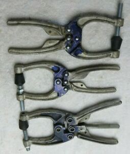 DE-STA-CO aircraft Clamps. USA Set Of 3 Clamps two are 81/2&#034; inch one is 9&#034;inch
