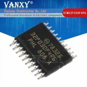 5pcs STM32F030F4P6 TSSOP-20 STM32F030 TSSOP 32F030F4P6 SMD Value-line ARM-based