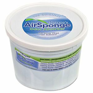 Nature&#039;s Air Sponge Odor Absorber, Neutral, 64 Oz Tub, 4/Carton 1013 101-3  - 1