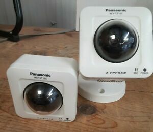 X2 Panasonic CCTV color  Camera model 1 = WV-ST165. N/STAND 1= WV-ST162 W/ STAND