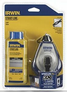 Irwin Strait-Line 586-1932873 100 ft. Classic Chalk Reel Bulk