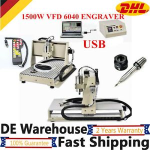 USB 3Axis CNC 6040 Router Engraver Engraving Drilling Milling Machine 3D+Remote