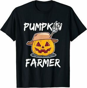 NEW LIMITED Funny Pumpkin Farmer T-Shirt S-3XL