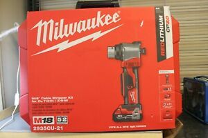 Milwaukee 2935CU-21 M18 Cordless Cable Stripper Kit for Cu THHN/XHHW Wire