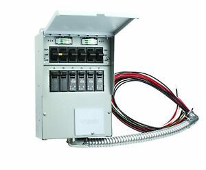 306C Pro/Tran 30-Amp 6-Circuit 2 Manual Transfer Switch