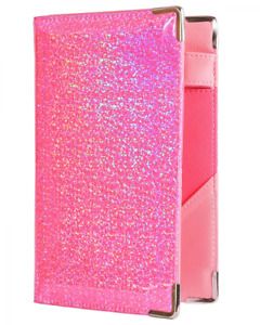 Of Course Holographic Glitter Server Book for Waitress and Waiter Power Pink