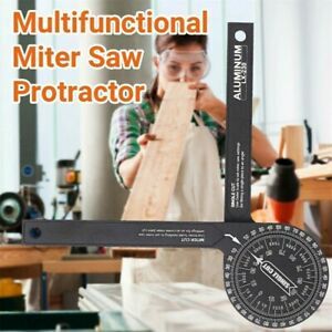 Angle Finder Miter Saw Protractor Measuring Ruler Tool Goniometer Pro Durable