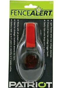 Patriot Fence Alert Warning Light Model #804565 Low Voltage Detector New SEALED
