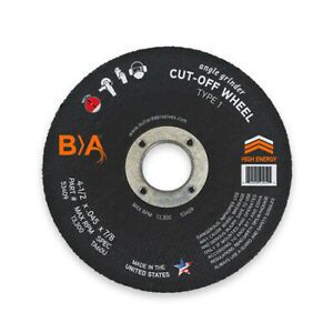 BULLARD ABRASIVES 53409 Cut-Off Wheel, 4-1/2 x .045 x 7/8 T1, PK25
