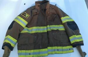 Firefighter Janesville Lion Apparel Turnout Commando Coat 46x29 4629S 2008 USED